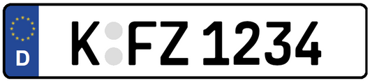 Autokennzeichen (Carbon)