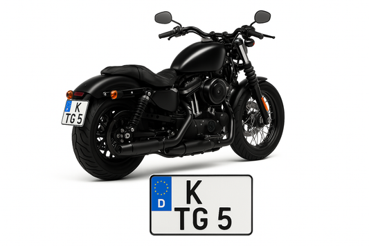 Motorrad Kennzeichen